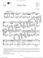 Cover icon of Ticklin Toes (Grade 4, list C3, from the ABRSM Piano Syllabus 2023 and 2024) sheet music for piano solo by Florence Price, classical score, intermediate skill level
