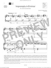 Cover icon of Impromptu in B minor (Grade 8, list B1, from the ABRSM Piano Syllabus 2023 and 2024) sheet music for piano solo by Samuel Coleridge-Taylor, classical score, intermediate skill level