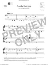 Cover icon of Sneaky Business (Grade 1, list C2, from the ABRSM Piano Syllabus 2023 and 2024) sheet music for piano solo by Martha Mier, classical score, intermediate skill level