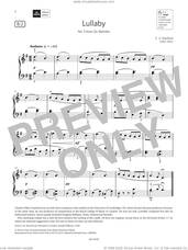 Cover icon of Lullaby (Grade 2, list B2, from the ABRSM Piano Syllabus 2023 and 2024) sheet music for piano solo by C V Stanford, classical score, intermediate skill level