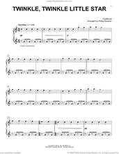 Cover icon of Twinkle, Twinkle Little Star (arr. Phillip Keveren) sheet music for piano solo  and Phillip Keveren, intermediate skill level
