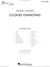Cover icon of Cloud Dancing (COMPLETE) sheet music for concert band by Richard L. Saucedo, intermediate skill level