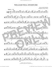 Cover icon of William Tell Overture (arr. James Curnow) sheet music for Snare Drum Solo (percussions, drums) by Gioacchino Rossini and James Curnow (arr.), classical score, intermediate skill level