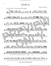 Cover icon of Study #6 sheet music for Snare Drum Solo (percussions, drums) by Frank Colonnato, classical score, intermediate skill level