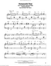Cover icon of Honeysuckle Rose sheet music for piano solo (transcription) by Thelonious Monk, Django Reinhardt, Andy Razaf and Thomas Waller, intermediate piano (transcription)