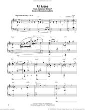 Cover icon of All Alone sheet music for piano solo (transcription) by Thelonious Monk and Irving Berlin, intermediate piano (transcription)