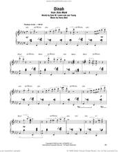 Cover icon of Dinah sheet music for piano solo (transcription) by Thelonious Monk, Harry Akst, Joe Young and Sam Lewis, intermediate piano (transcription)