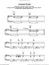 Cover icon of Innocent Erotic sheet music for voice, piano or guitar by East 17, intermediate skill level
