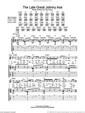 Cover icon of The Late Great Johnny Ace sheet music for guitar (tablature) by Paul Simon, intermediate skill level