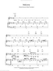 Cover icon of Welcome sheet music for voice, piano or guitar by The Who, intermediate skill level