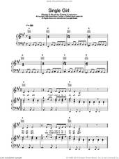 Cover icon of Single Girl sheet music for voice, piano or guitar by Emma Anderson, intermediate skill level