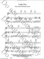 Cover icon of Lucky You sheet music for voice, piano or guitar by The Lightning Seeds, intermediate skill level