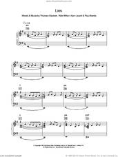 Cover icon of Lies sheet music for voice, piano or guitar by Shed Seven, intermediate skill level