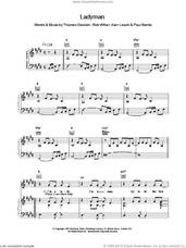 Cover icon of Ladyman sheet music for voice, piano or guitar by Shed Seven, intermediate skill level