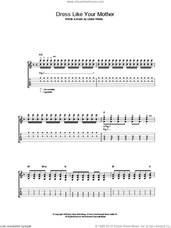 Cover icon of Dress Like Your Mother sheet music for guitar (tablature) by Sleeper, intermediate skill level