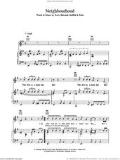 Cover icon of Neighbourhood sheet music for voice, piano or guitar, intermediate skill level