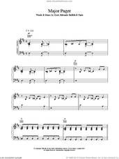 Cover icon of Major Pager sheet music for voice, piano or guitar, intermediate skill level