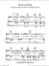 Cover icon of All I Ever Wanted sheet music for voice, piano or guitar by Peter Andre, intermediate skill level