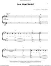Cover icon of Say Something sheet music for accordion by A Great Big World, Chad Vaccarino, Ian Axel and Mike Campbell, intermediate skill level