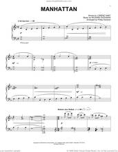 Cover icon of Manhattan (arr. Phillip Keveren) sheet music for piano solo by Richard Rodgers, Phillip Keveren, Lorenz Hart and Rodgers & Hart, intermediate skill level