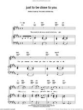 Cover icon of Just To Be Close To You sheet music for voice, piano or guitar by Backstreet Boys, intermediate skill level