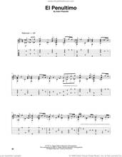 Cover icon of El Penultimo (arr. Celil Refik Kaya) sheet music for guitar solo by Astor Piazzolla and Celil Refik Kaya, classical score, intermediate skill level