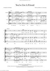 Cover icon of You've Got A Friend (arr. Val Regan) sheet music for choir (SATB: soprano, alto, tenor, bass) by Carole King, Val Regan and James Taylor, intermediate skill level