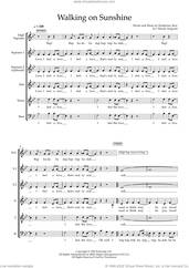 Cover icon of Walking On Sunshine (arr. Wendy Sergeant) sheet music for choir (SSAATB) by Kimberley Rew, Wendy Sergeant and Katrina And The Waves, intermediate skill level