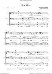 Cover icon of Blue Moon (arr. Keely Hodgson) sheet music for choir (TBB: tenor, bass) by Rodgers & Hart, Keely Hodgson, Elvis Presley, Lorenz Hart and Richard Rodgers, intermediate skill level