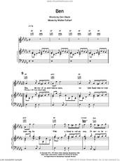 Cover icon of Ben sheet music for voice, piano or guitar by Boyzone, intermediate skill level