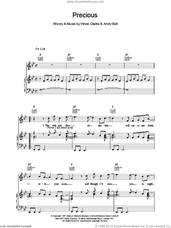 Cover icon of Precious sheet music for voice, piano or guitar by Erasure, intermediate skill level