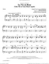 Cover icon of La Vie En Rose (Take Me to Your Heart Again) (arr. Paris Rutherford) (complete set of parts) sheet music for orchestra/band by Mack David, Edith Piaf, Marcel Louiguy and Paris Rutherford, intermediate skill level