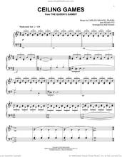Cover icon of Ceiling Games (from The Queen's Gambit) sheet music for piano solo by Carlos Rafael Rivera and Asuka Ito, intermediate skill level