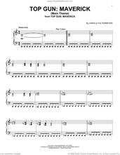 Cover icon of Top Gun: Maverick (Main Theme) sheet music for piano solo by Hans Zimmer and Harold Faltermeyer, Lady Gaga & Lorne Balfe and Harold Faltermeyer, intermediate skill level