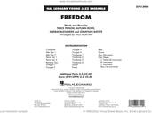 Cover icon of Freedom (arr. Paul Murtha) (COMPLETE) sheet music for jazz band by Paul Murtha, Andrae Alexander, Autumn Rowe, Jon Batiste, Jonathan Batiste and Tierce Person, intermediate skill level
