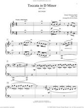 Cover icon of Toccata And Fugue In D Minor, BWV 565 (arr. Kevin Olson) sheet music for piano four hands by Johann Sebastian Bach and Kevin Olson, classical score, intermediate skill level