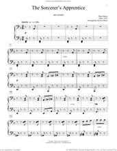 Cover icon of The Sorcerer's Apprentice (arr. Kevin Olson) sheet music for piano four hands by Paul Dukas and Kevin Olson, classical score, intermediate skill level