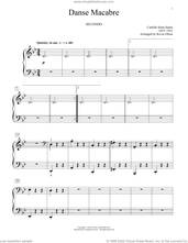 Cover icon of Danse Macabre (arr. Kevin Olson) sheet music for piano four hands by Camille Saint-Saens and Kevin Olson, classical score, intermediate skill level