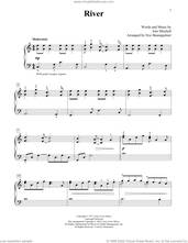 Cover icon of River (arr. Eric Baumgartner) sheet music for piano solo (elementary) by Joni Mitchell, Eric Baumgartner and Linda Ronstadt, beginner piano (elementary)
