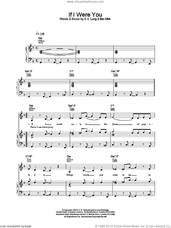 Cover icon of If I Were You sheet music for voice, piano or guitar by K.D. Lang, intermediate skill level