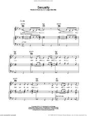 Cover icon of Sexuality sheet music for voice, piano or guitar by K.D. Lang, intermediate skill level