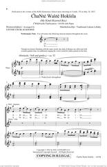 Cover icon of Chante Waste Hoksila (My Kind-Hearted Boy) (arr. Linthicum-Blackhorse) sheet music for choir (SATB: soprano, alto, tenor, bass) by Traditional Lakota Lullaby and William Linthicum-Blackhorse, intermediate skill level