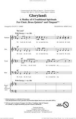 Cover icon of Gloryland: A Medley of Four Traditional Spirituals sheet music for choir (SATB: soprano, alto, tenor, bass) by Stacey V. Gibbs, intermediate skill level