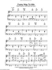Cover icon of Funny Way To Win sheet music for voice, piano or guitar by Del Amitri, intermediate skill level