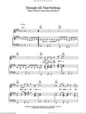 Cover icon of Through All That Nothing sheet music for voice, piano or guitar by Del Amitri, intermediate skill level