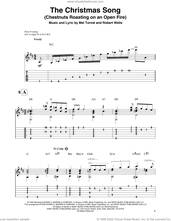 Cover icon of The Christmas Song (from A Charlie Brown Christmas) sheet music for guitar solo by Mel Torme, Vince Guaraldi and Robert Wells, intermediate skill level