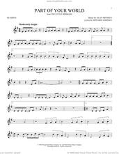Cover icon of Part Of Your World (from The Little Mermaid) sheet music for ocarina solo by Alan Menken & Howard Ashman, Alan Menken and Howard Ashman, intermediate skill level