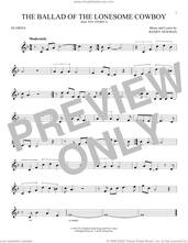 Cover icon of The Ballad Of The Lonesome Cowboy (from Toy Story 4) sheet music for ocarina solo by Chris Stapleton and Randy Newman, intermediate skill level