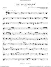 Cover icon of Into The Unknown (from Frozen 2) sheet music for ocarina solo by Idina Menzel and AURORA, Kristen Anderson-Lopez and Robert Lopez, intermediate skill level