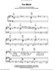 Cover icon of Too Much sheet music for voice, piano or guitar by The Spice Girls, intermediate skill level